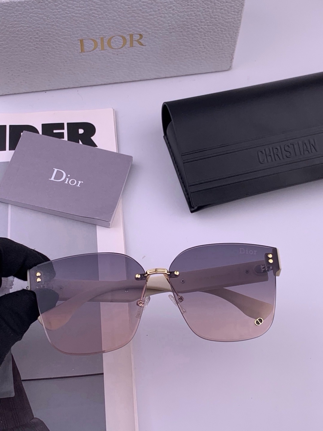 🔺 【DIOR-迪奥】开春新款 潮流爆款 时尚方框太阳镜 高品质 佩戴舒适 网红潮款墨镜 女士高清太阳镜🕶️ 🎉高品质T