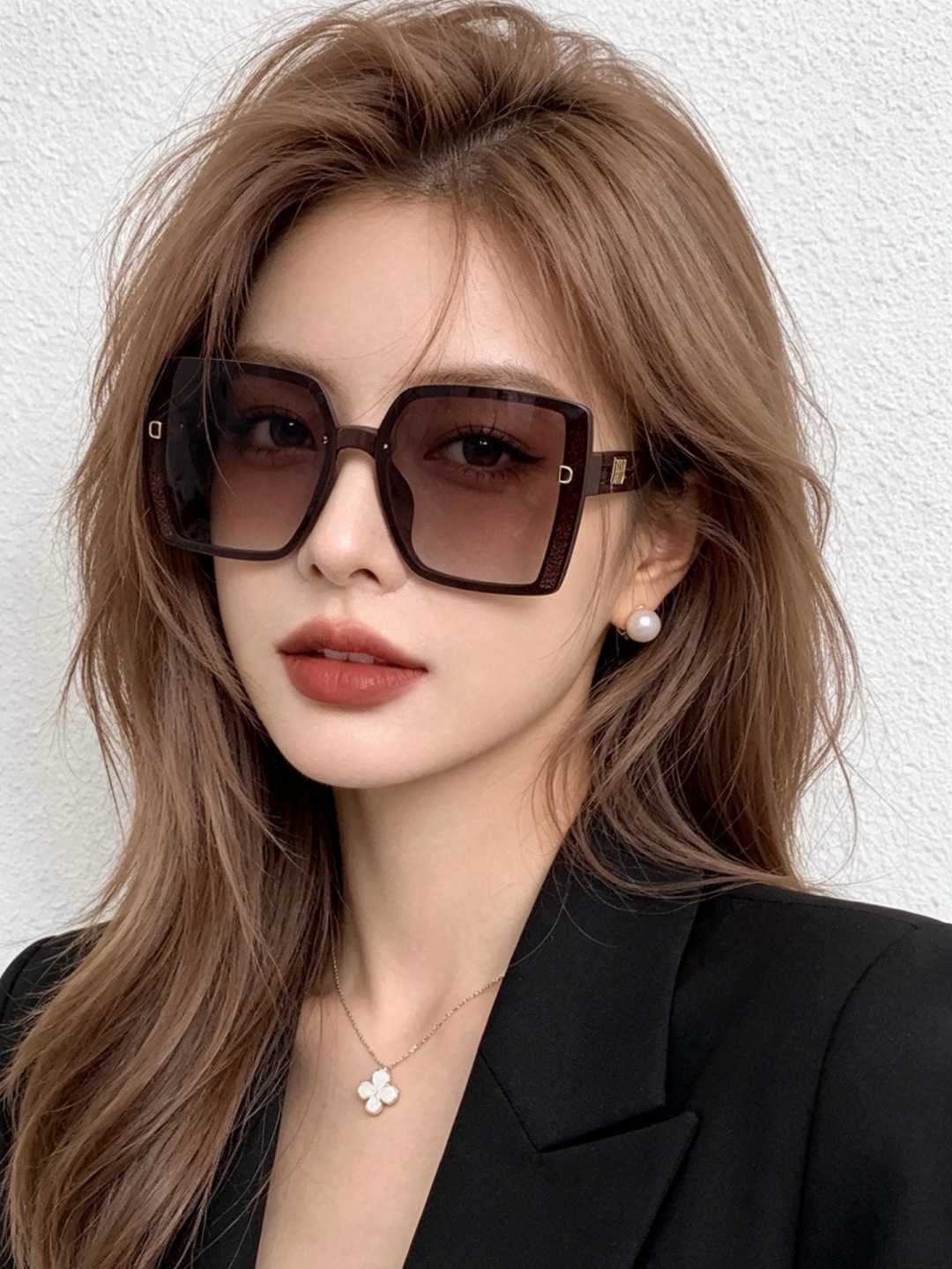 🔺 【DIOR-迪奥】开春新款 潮流爆款 时尚方框偏光太阳镜 高品质 佩戴舒适 网红潮款墨镜 型号：D5290