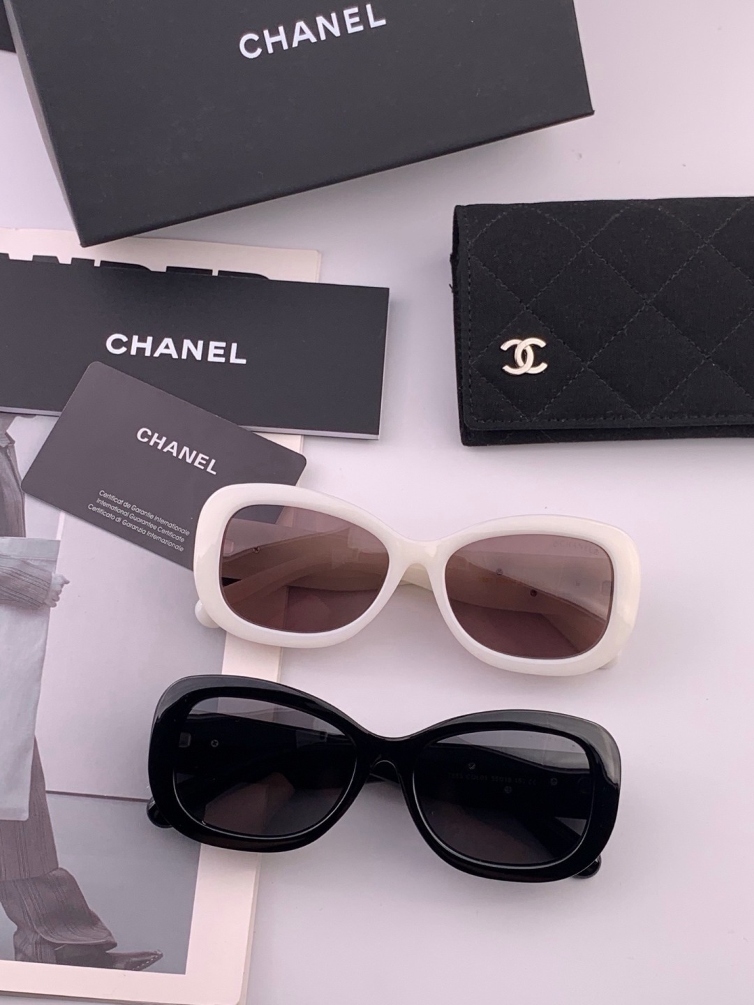 【CHANEL】香奈儿 新款山茶花潮流爆款 时尚圆框高清偏光太阳镜 佩戴舒适 网红潮款墨镜  ♥️♥️型号：CH3788