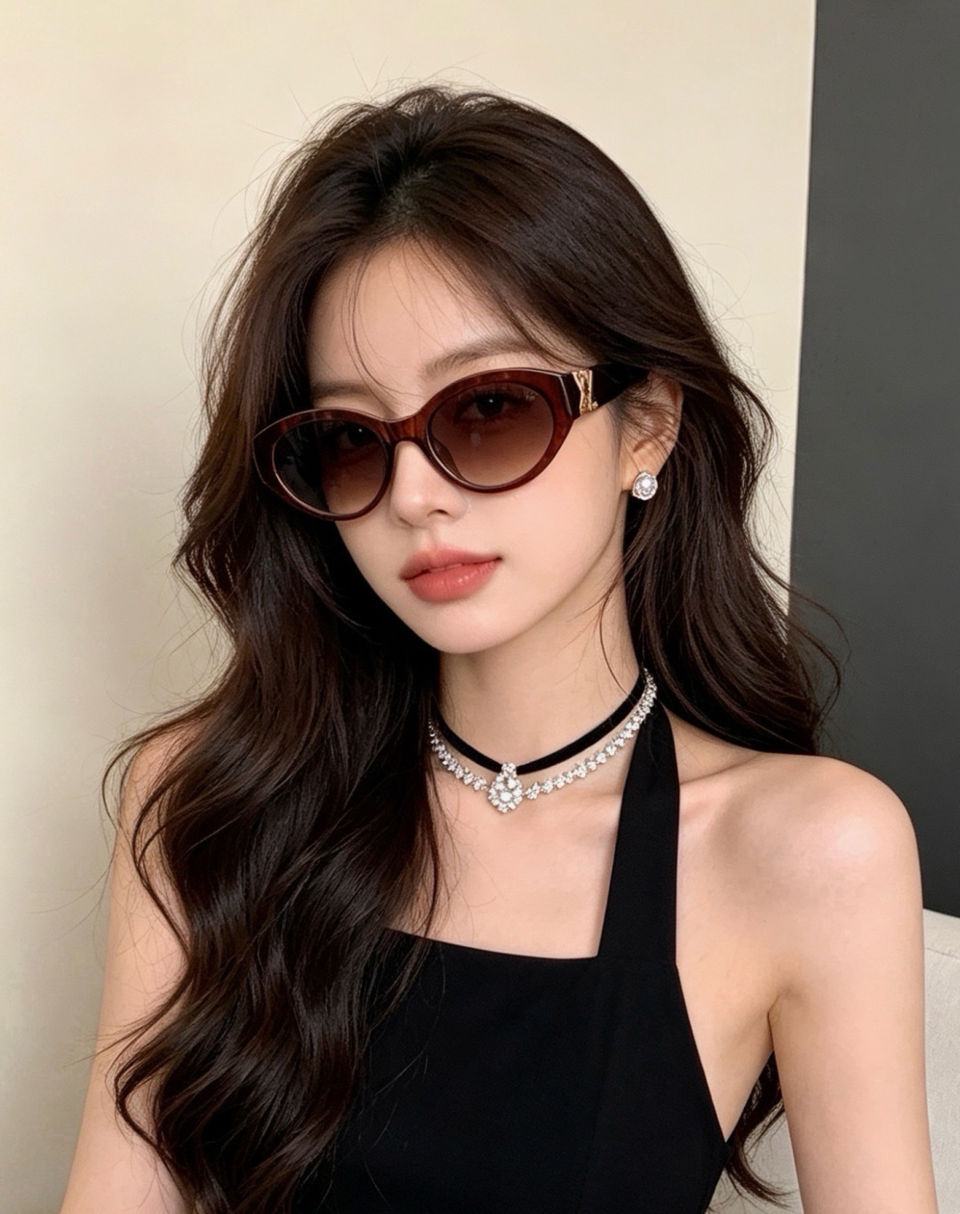 LV 新款女士方框太阳眼镜 开车墨镜 新款太阳镜  时尚大方 舒适轻盈 精致奢华 超轻 型号：L15803。