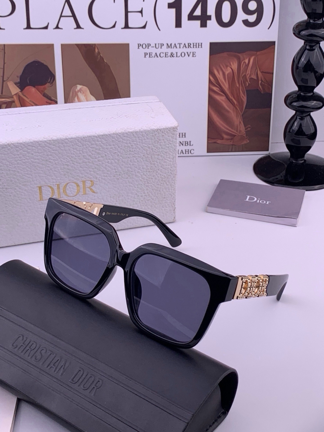 【DIOR】迪奥太阳镜 时尚造型 开车驾驶镜时尚墨镜🌸世界顶级奢华品牌，品质保证！😍😍经典款, 明星热爱!💥💥有史以来最