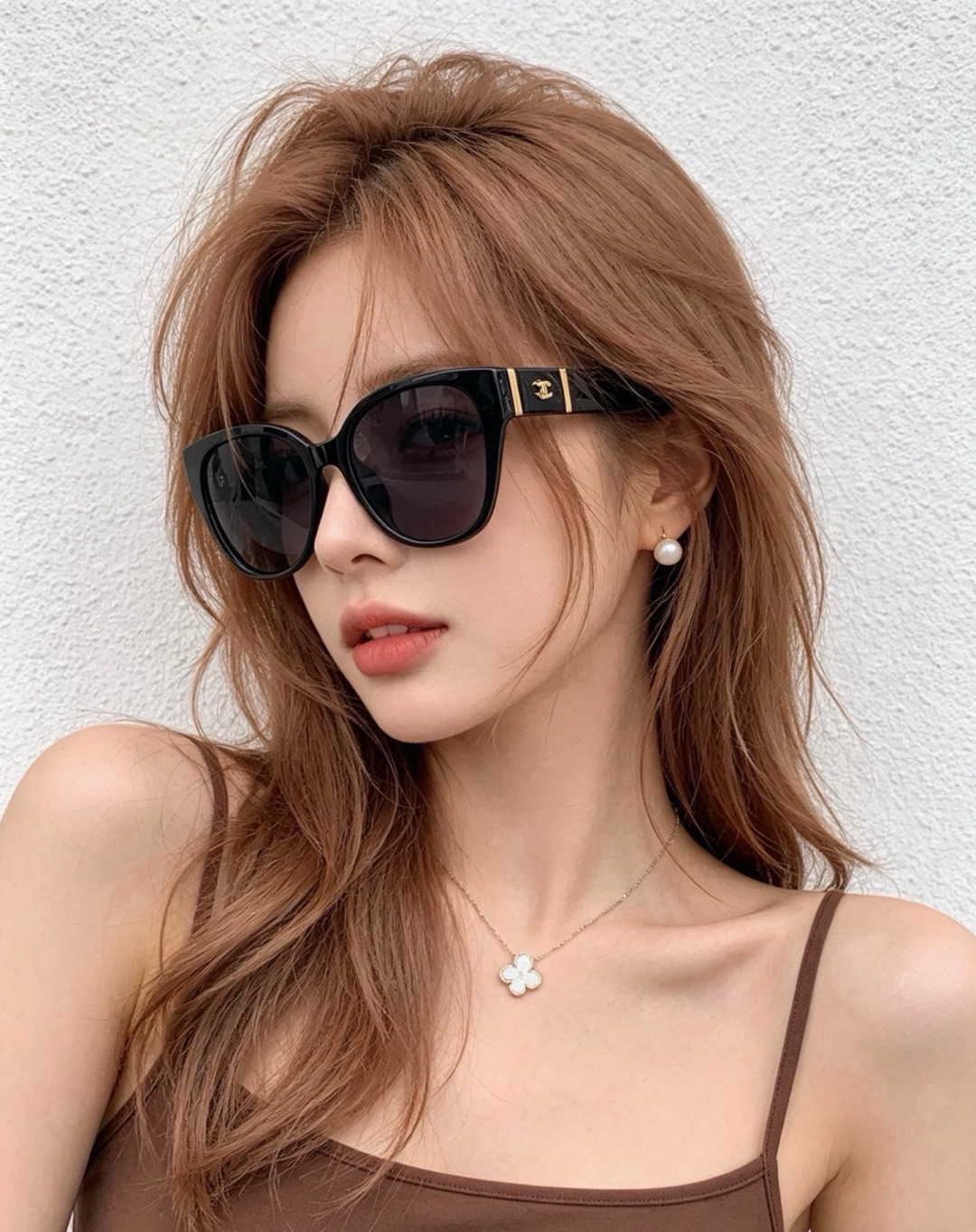 🔺CHANEL🔻官方早春新款，众多明星同款[色]香奈儿‼️‼️新款大框墨镜 ，🌈🌈宝丽来超清太阳镜🔝🔝型号：CH4700
