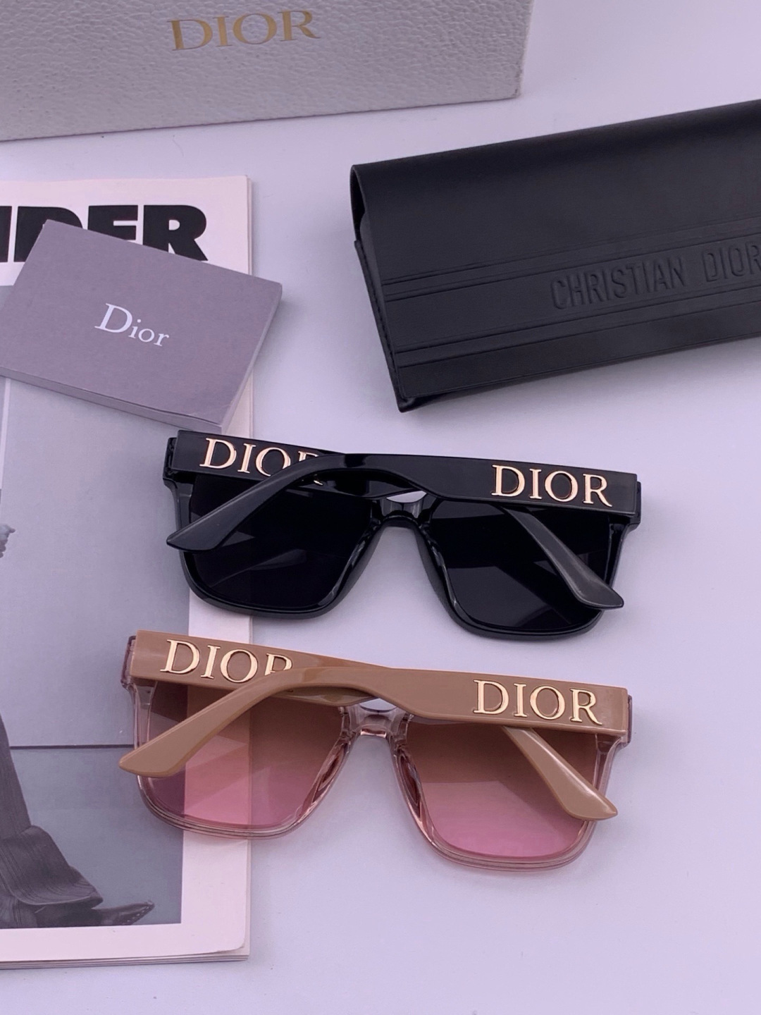 🔺 【DIOR-迪奥】开春新款 潮流爆款 时尚方框太阳镜 高品质 佩戴舒适 网红潮款墨镜 型号：D6895