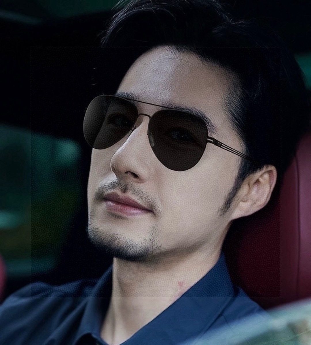 GUCCI 男款炫彩飞行员偏光太阳镜 ❤️材质：高清尼龙加厚卡槽高清偏光镜片 🌹无边框镜架💕颜👍型号：G0515