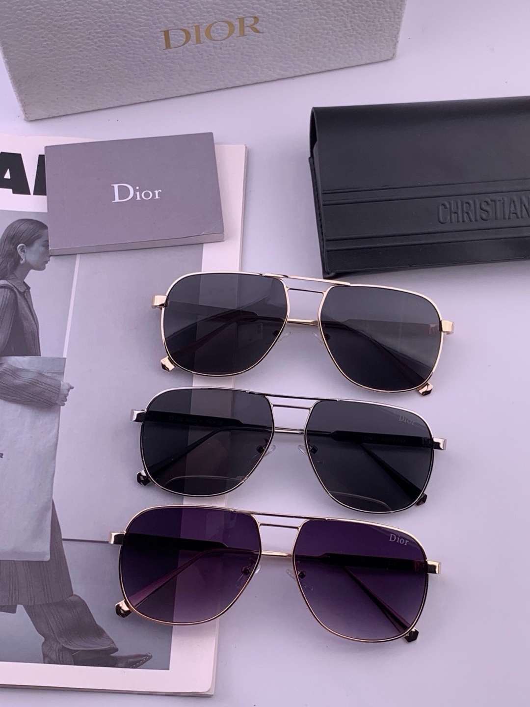 DIOR🌋☔️时尚太阳镜顶级奢侈品[强] 高品质[胜利][亲亲]🍦🍨 [得意] 气质非凡😄 🍫🍪女士开车墨镜[爱情] 型