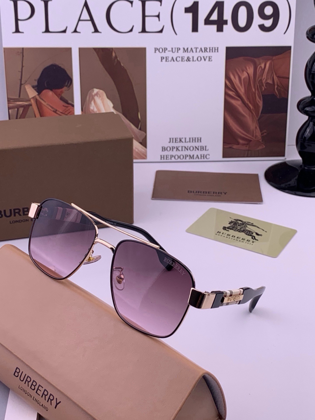 BURBERRY 巴宝莉 男士太阳眼镜 🕶🕶正版蛤蟆 太阳镜💋💋👣👣  高品质 不挑脸 火的狠 🍁🍁💯💯🐝🐝🐝🐝🐝🐝新款