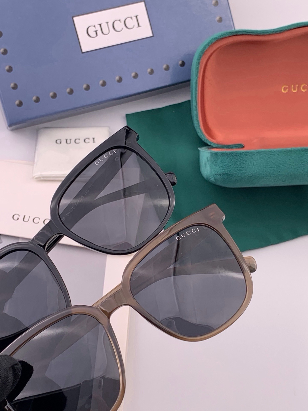 🔺 【GUCCI-偏光太阳镜】开春新款 潮流爆款 时尚偏光太阳镜 高品质 佩戴舒适 网红潮款墨镜 女士高清偏光太阳镜🕶️