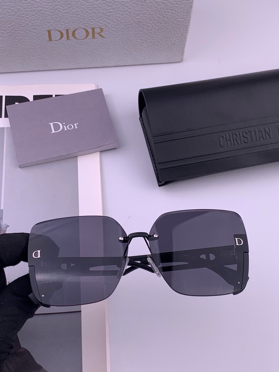 🔺 【DIOR-迪奥】开春新款 潮流爆款 时尚方框太阳镜 高品质 佩戴舒适 网红潮款墨镜 女士高清太阳镜🕶️ 🎉高品质T
