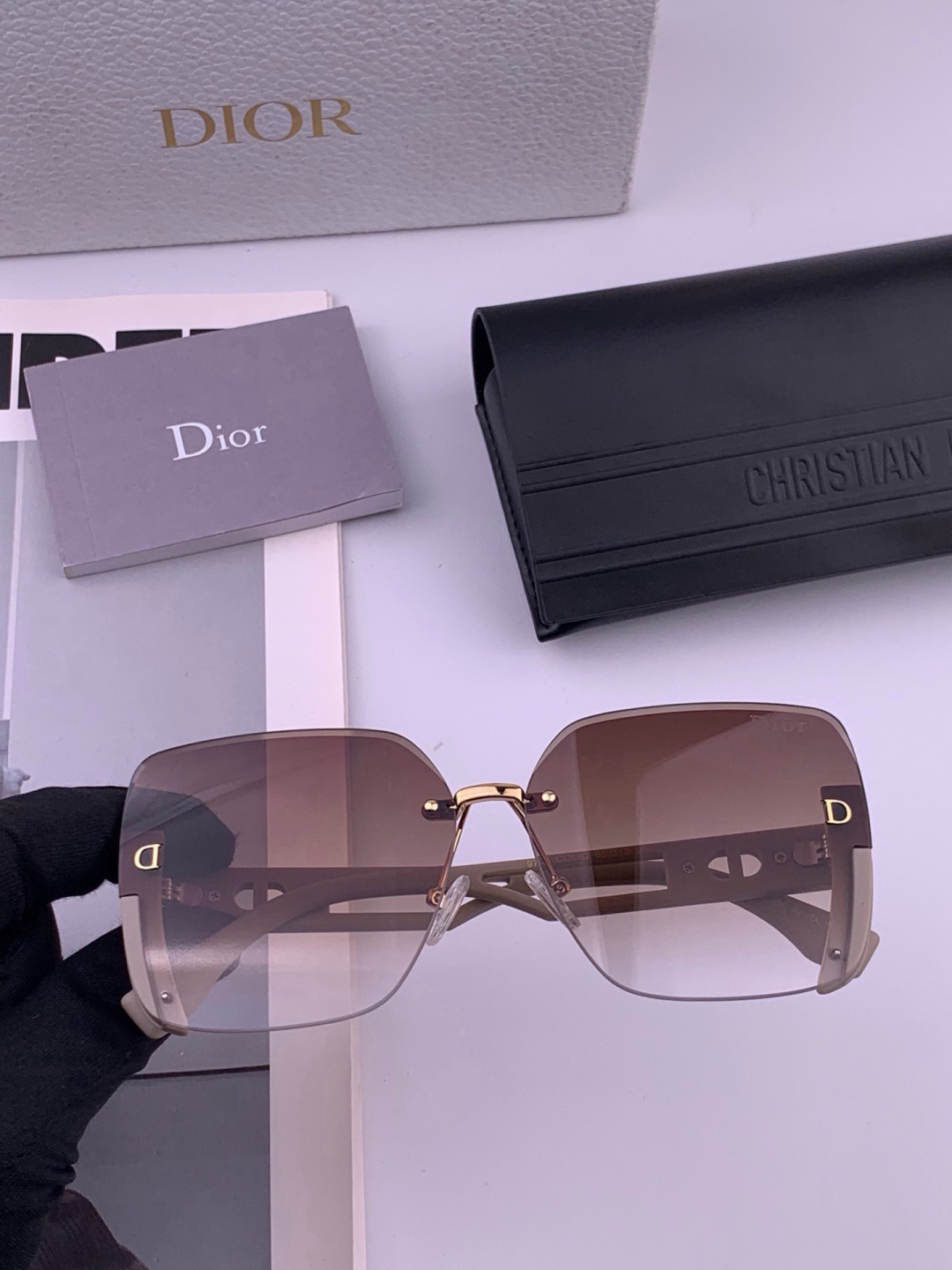 🔺 【DIOR-迪奥】开春新款 潮流爆款 时尚方框太阳镜 高品质 佩戴舒适 网红潮款墨镜 女士高清太阳镜🕶️ 🎉高品质T