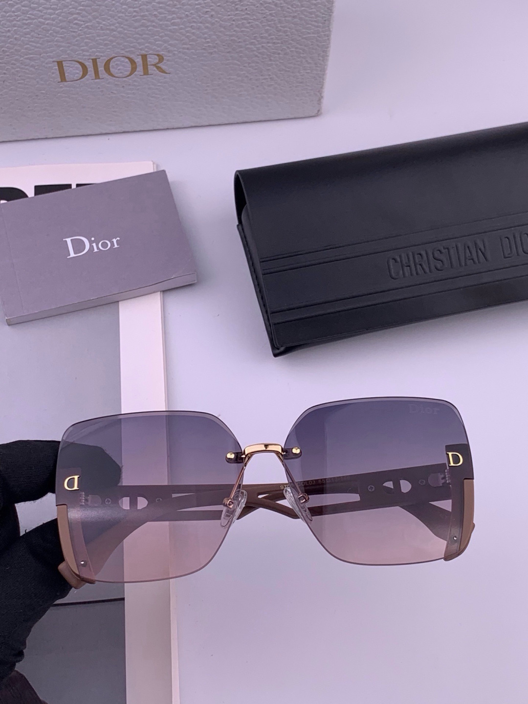 🔺 【DIOR-迪奥】开春新款 潮流爆款 时尚方框太阳镜 高品质 佩戴舒适 网红潮款墨镜 女士高清太阳镜🕶️ 🎉高品质T