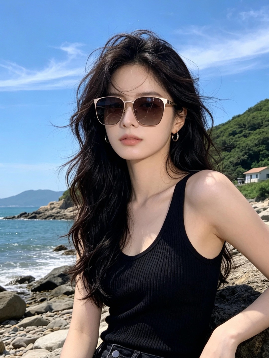 ♦️LV 新款男女情侣款太阳镜多边形墨镜iP电镀永不褪色 超轻超有弹性整幅眼镜无螺丝重要的是压不坏 高清镜片、精湛的工艺