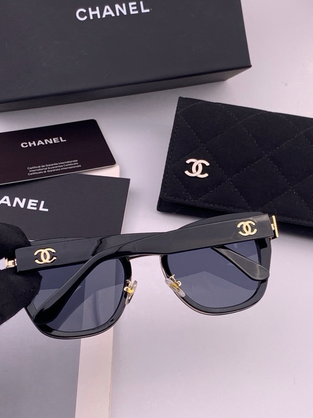 【CHANEL】香奈儿 新款潮流爆款 时尚圆框太阳镜 佩戴舒适 网红潮款墨镜  女士高清加厚偏光太阳镜🕶️ 🎉高品质TR