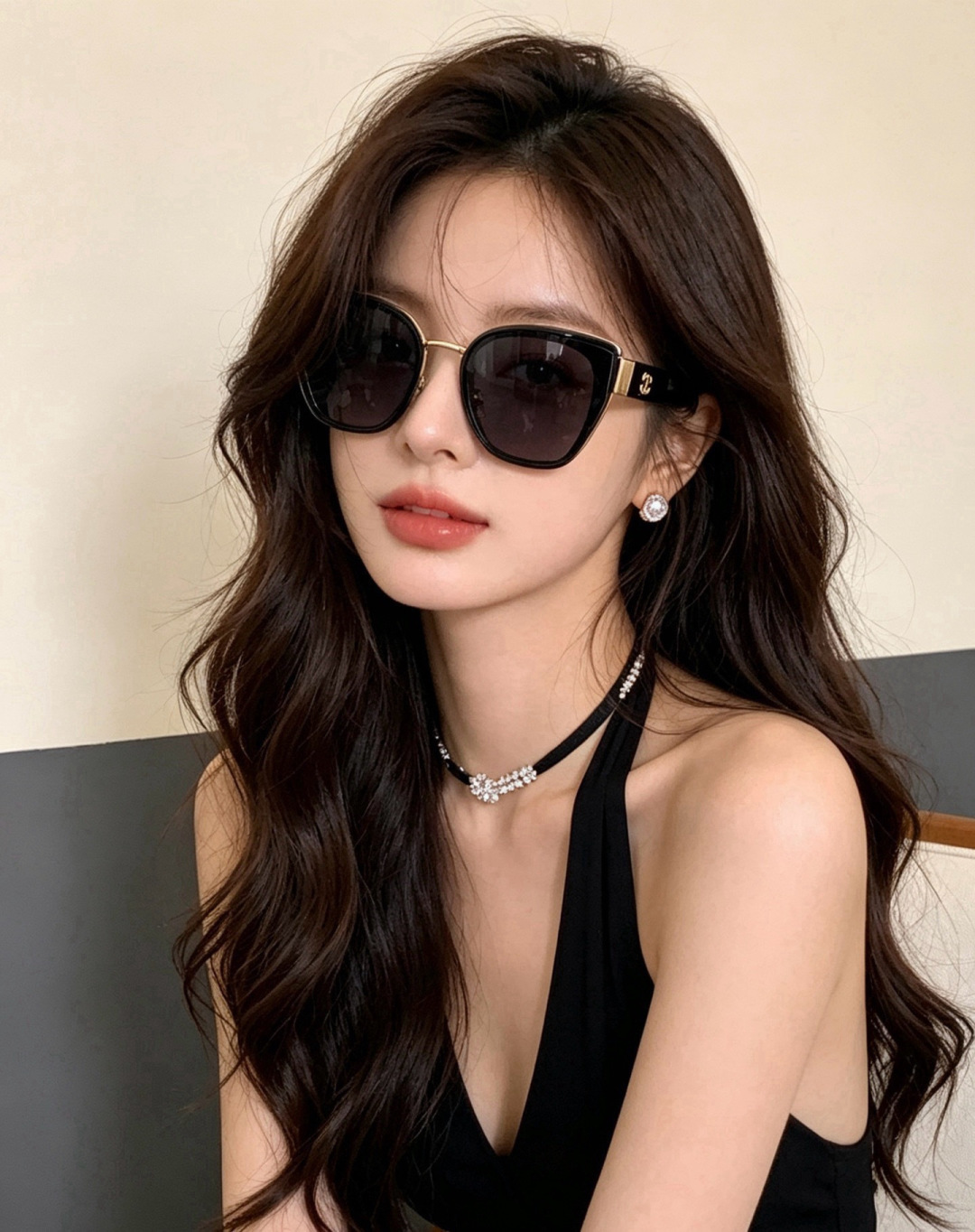 【CHANEL】香奈儿 新款潮流爆款 时尚圆框太阳镜 佩戴舒适 网红潮款墨镜  女士高清加厚偏光太阳镜🕶️ 🎉高品质TR