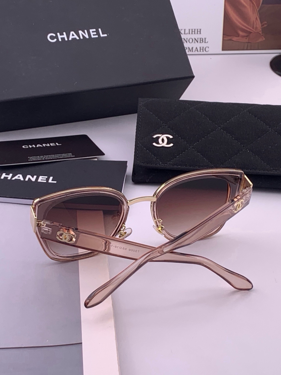 【CHANEL】香奈儿 新款潮流爆款 时尚圆框太阳镜 佩戴舒适 网红潮款墨镜  女士高清加厚偏光太阳镜🕶️ 🎉高品质TR
