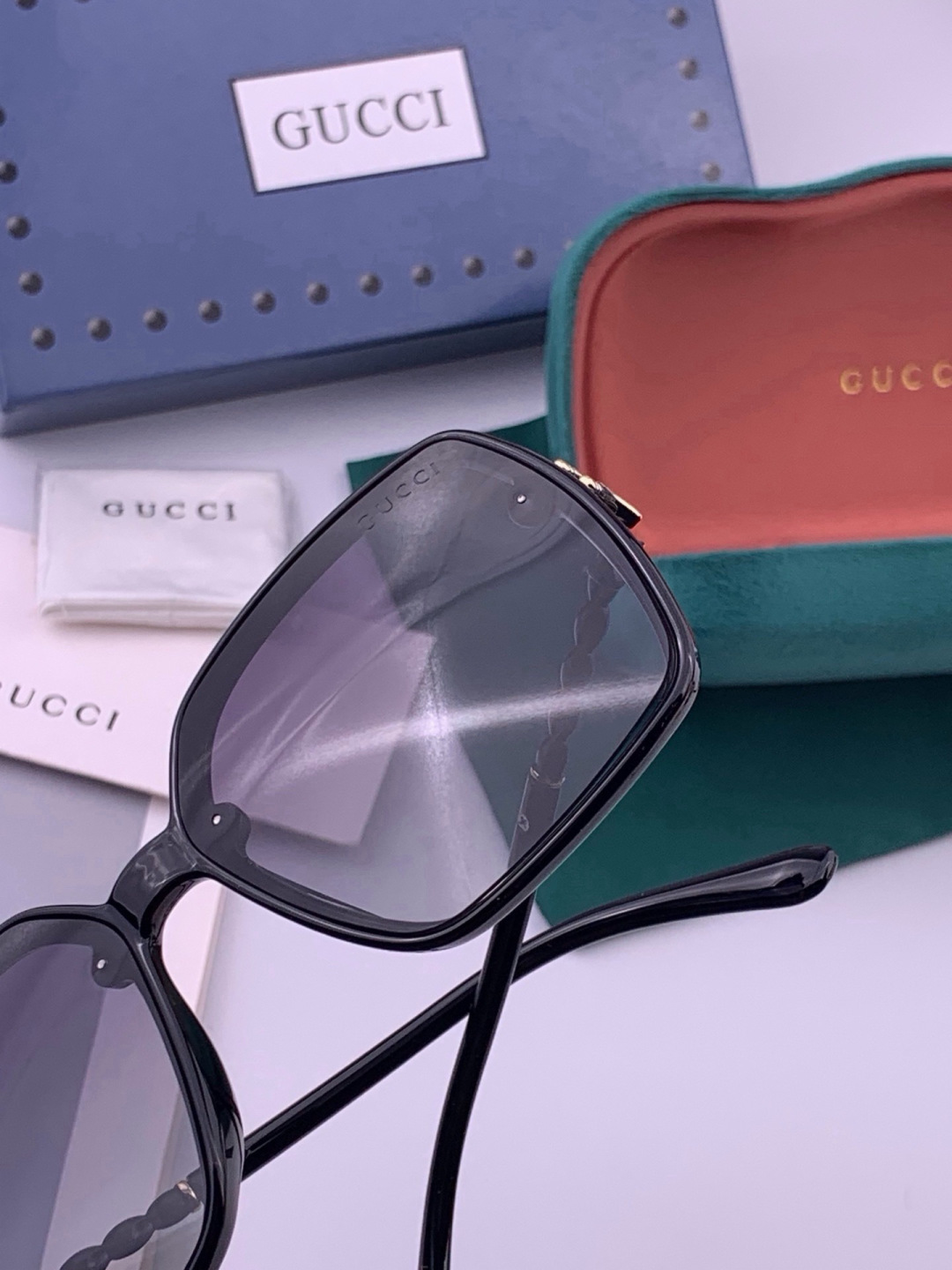 🔺GUCCI🔻古驰 GG圆框太阳镜 完美品质 🎓独特设计  适合各种脸型 亮相时装周 超时尚百搭 实物精致  情侣款 男