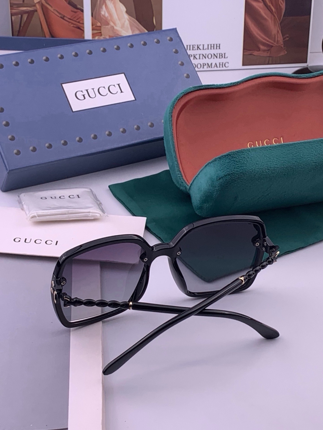 🔺GUCCI🔻古驰 GG圆框太阳镜 完美品质 🎓独特设计  适合各种脸型 亮相时装周 超时尚百搭 实物精致  情侣款 男