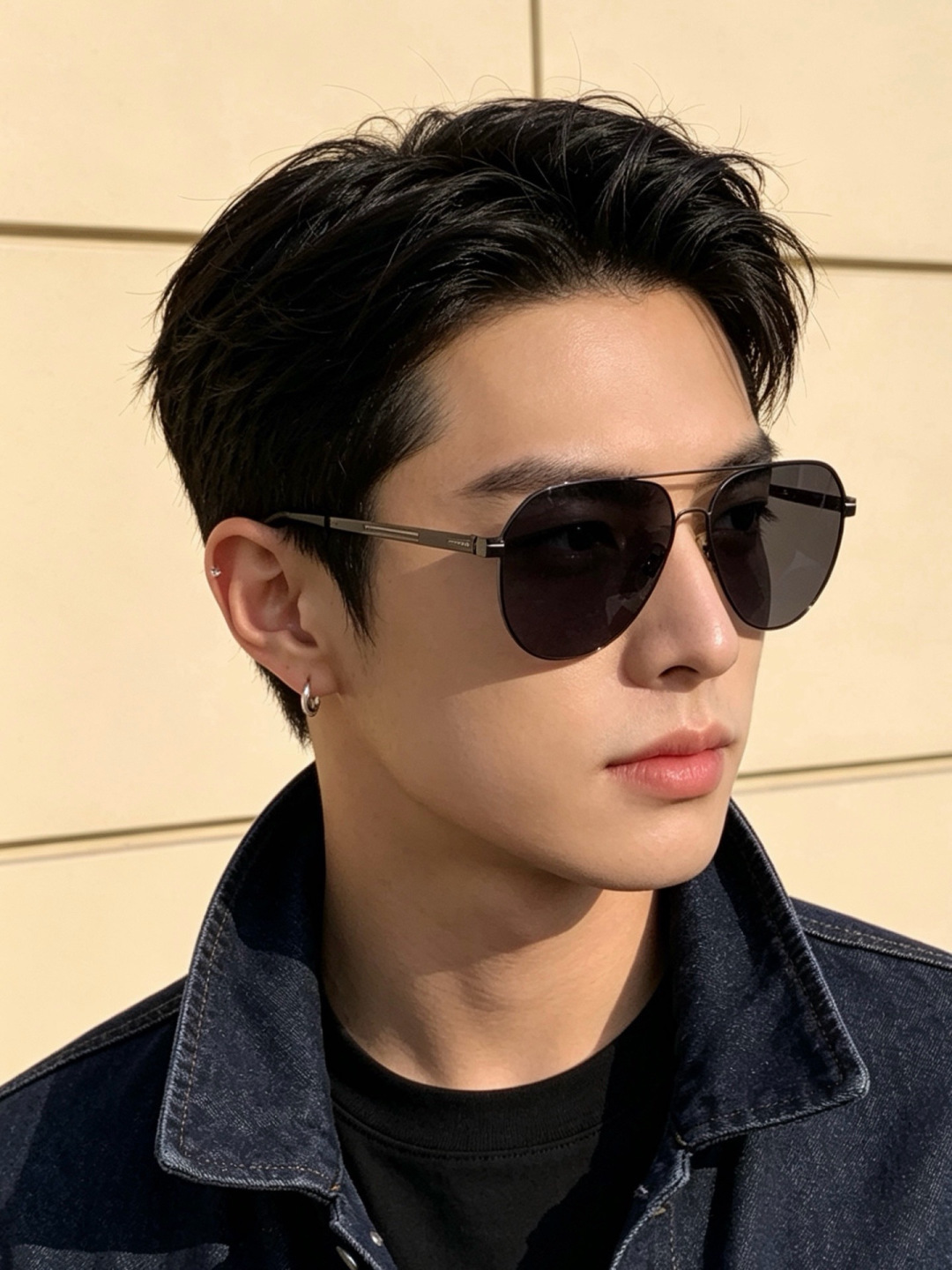 ♦️ GUCCI 新款男女情侣款太阳镜多边形墨镜iP电镀永不褪色 超轻超有弹性整幅眼镜无螺丝重要的是压不坏 高清尼龙镜片