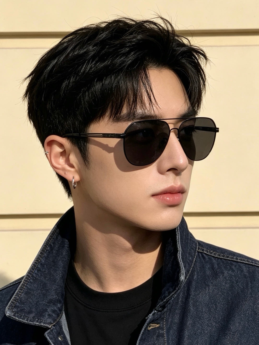 ♦️ GUCCI 新款男女情侣款太阳镜多边形墨镜iP电镀永不褪色 超轻超有弹性整幅眼镜无螺丝重要的是压不坏 高清尼龙镜片