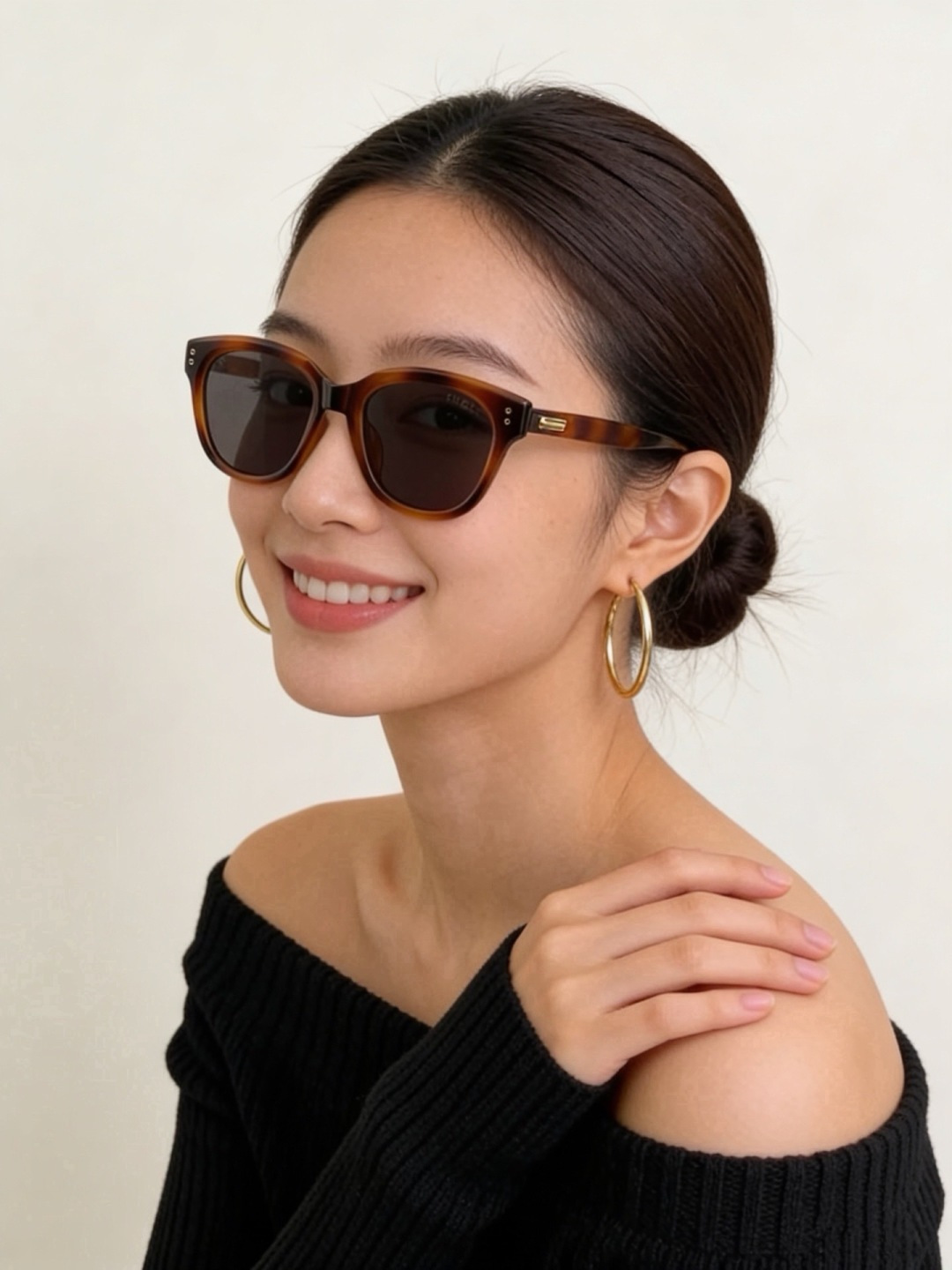 🔺 【GUCCI】开春新款 潮流爆款 时尚方框偏光太阳镜 高品质 佩戴舒适 网红潮款墨镜 女士高清尼龙偏光太阳镜🕶️ 🎉