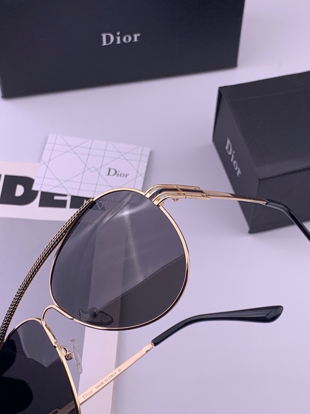 DIO* 🔥  高品质男女款墨镜   👍 进口宝丽来偏光镜片  🔥蛤蟆镜 开车钓鱼都可 🔥百搭显瘦墨镜韩版男士飞行员大框