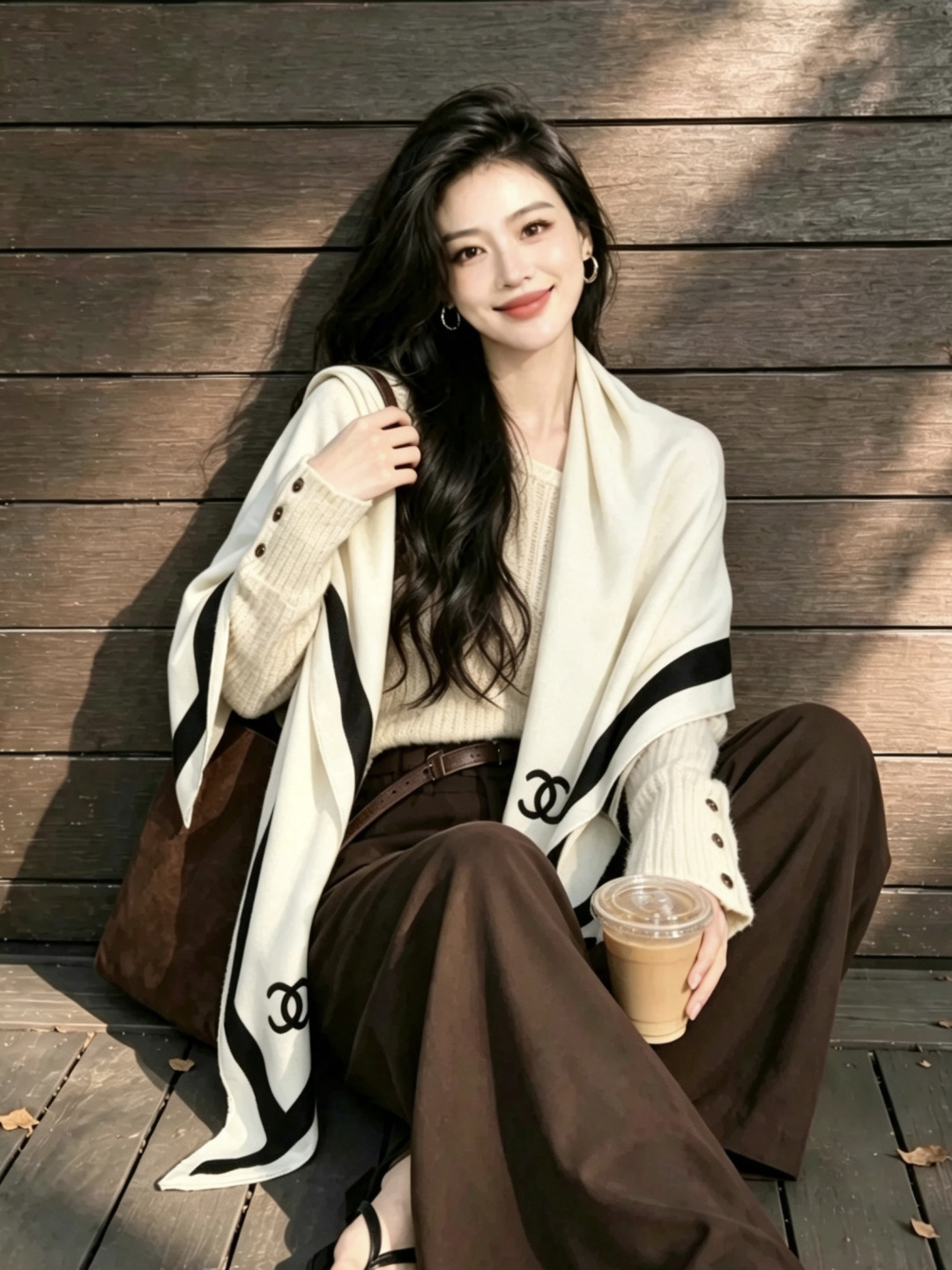 2026秋冬新品 Chanel  140披肩 30%真丝70%羊绒 马修.布拉齐将自己的首个系列作品构思为一场与嘉柏丽尔
