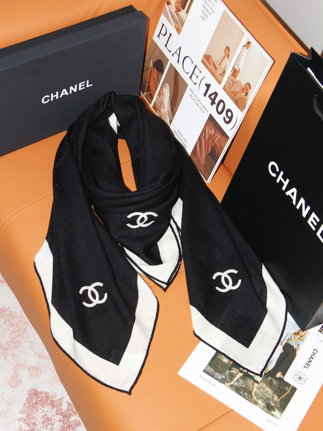 2026秋冬新品 Chanel  140披肩 30%真丝70%羊绒 马修.布拉齐将自己的首个系列作品构思为一场与嘉柏丽尔