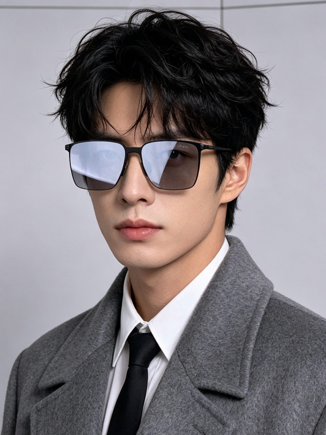 GUCCI 男款炫彩飞行员偏光太阳镜 ❤️材质：高清尼龙加厚卡槽高清偏光镜片 🌹无边框镜架💕颜👍型号：G01810