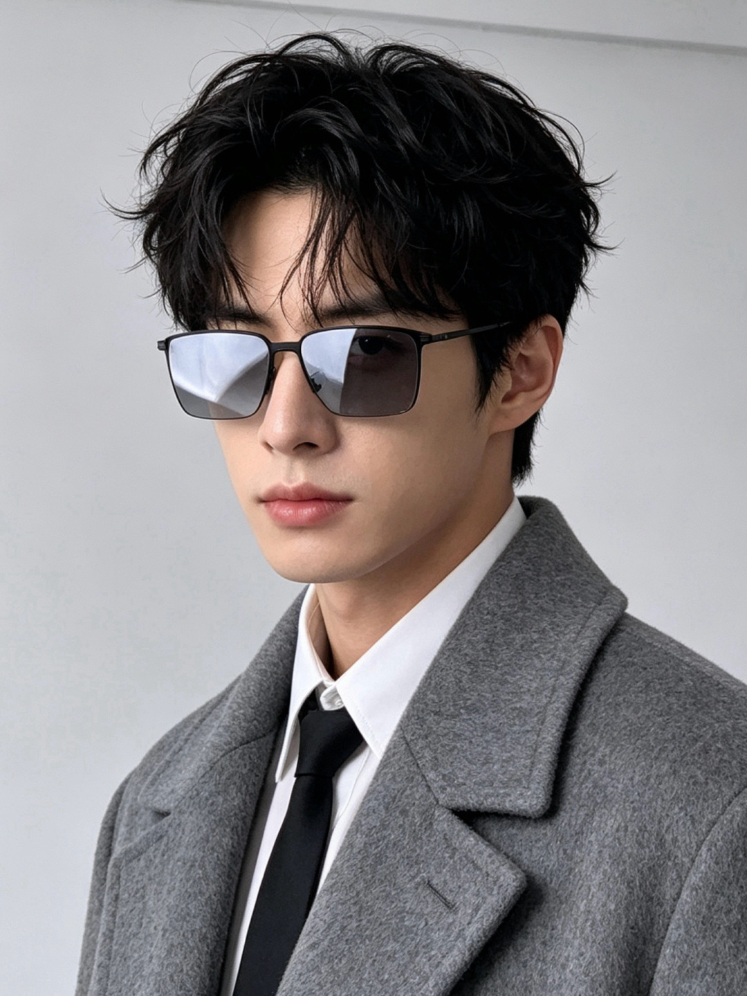 GUCCI 男款炫彩飞行员偏光太阳镜 ❤️材质：高清尼龙加厚卡槽高清偏光镜片 🌹无边框镜架💕颜👍型号：G01810