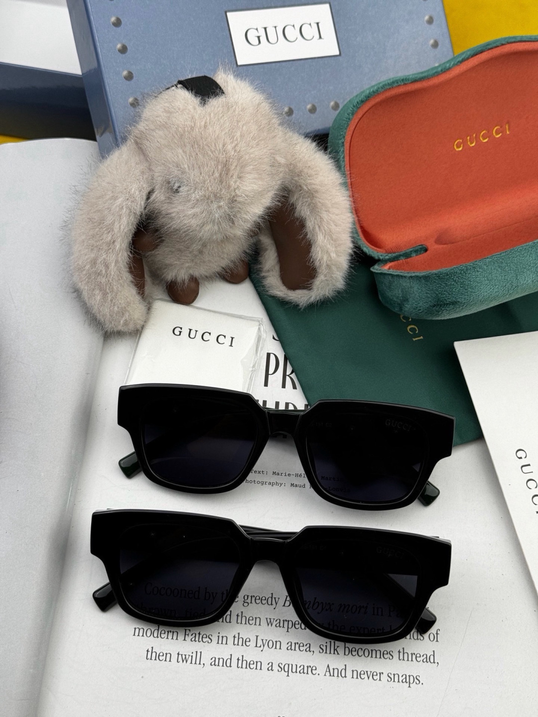 🔺 【GUCCI】开春新款 潮流爆款 时尚方框太阳镜 高品质 佩戴舒适 网红潮款墨镜 型号：G1232