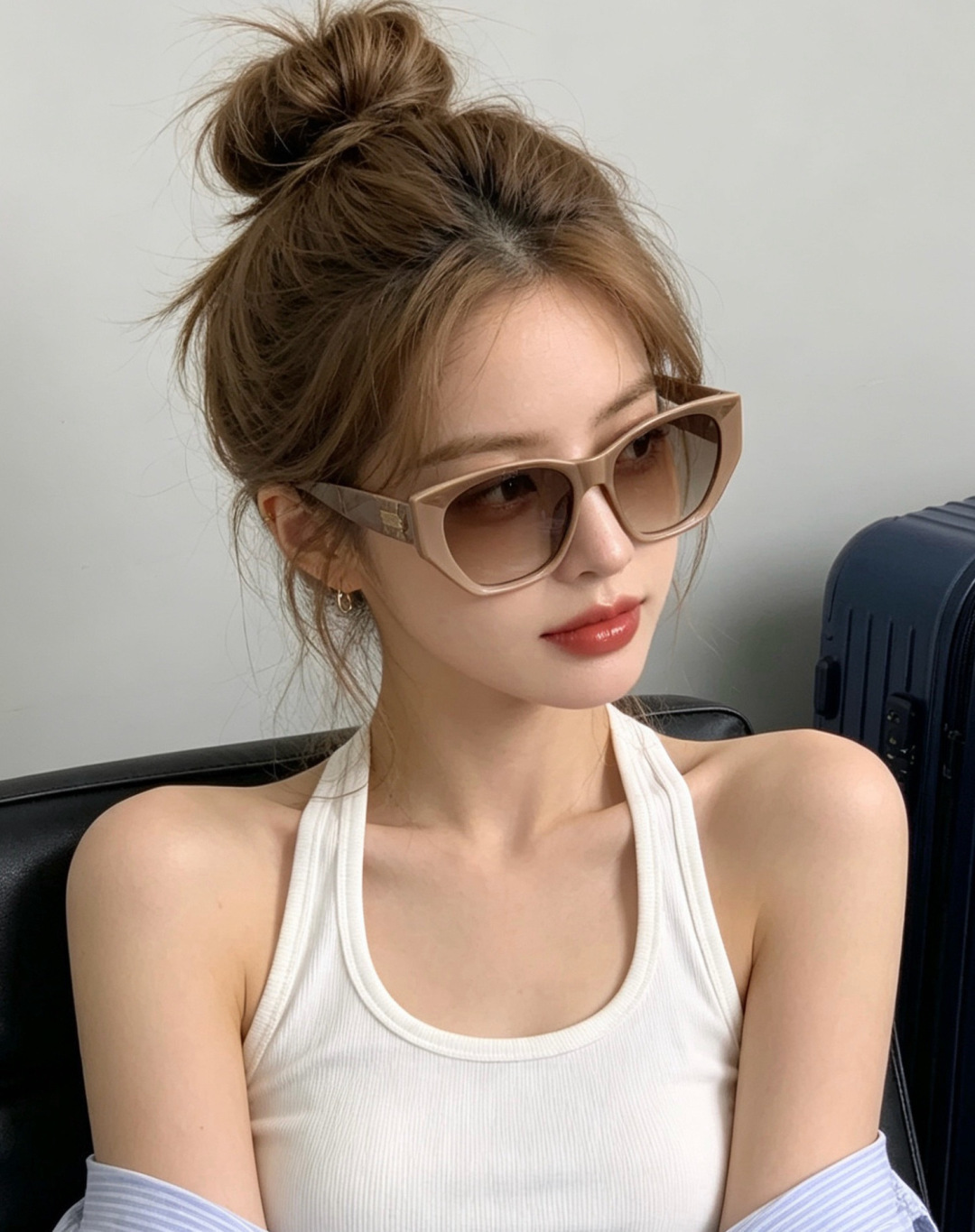 LV 开春新款  潮流爆款 时尚方框太阳镜 高品质 佩戴舒适 网红潮款墨镜 型号 L17000