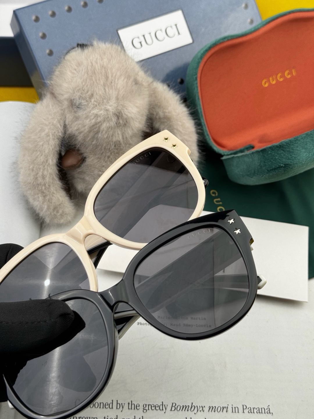 🔺 【GUCCI-偏光太阳镜】开春新款 潮流爆款 时尚圆框偏光太阳镜 高品质 佩戴舒适 网红潮款墨镜 女士高清偏光太阳镜