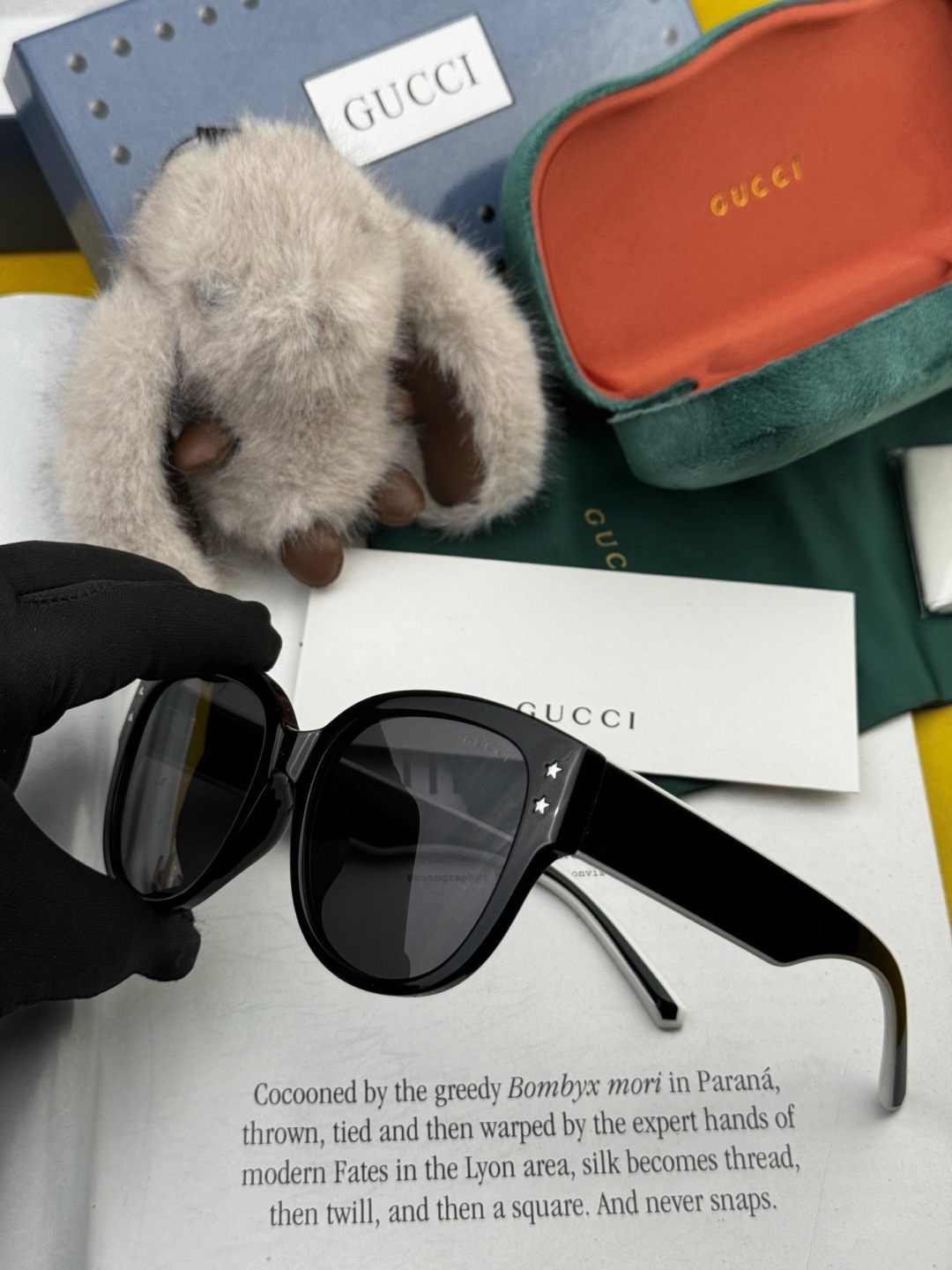 🔺 【GUCCI-偏光太阳镜】开春新款 潮流爆款 时尚圆框偏光太阳镜 高品质 佩戴舒适 网红潮款墨镜 女士高清偏光太阳镜
