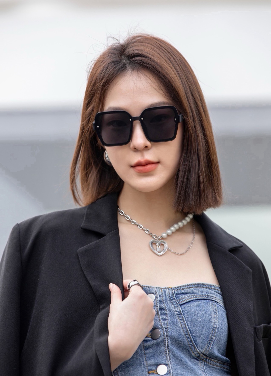 【CHANEL】香奈儿 新款潮流爆款 时尚方框太阳镜 佩戴舒适 网红潮款墨镜  女士高清加厚偏光太阳镜🕶️ 🎉高品质TR