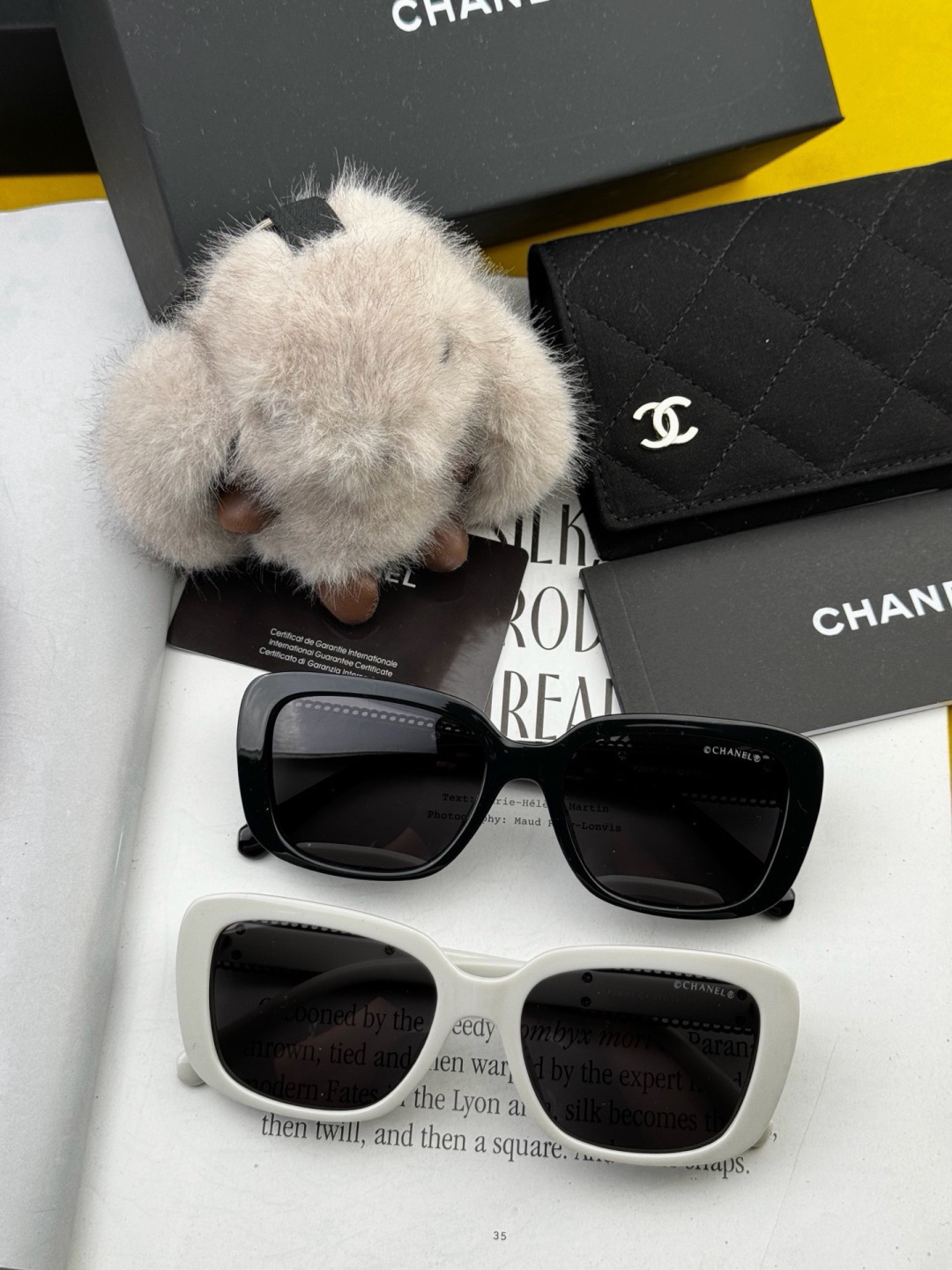 【CHANEL】香奈儿 新款潮流爆款 时尚方框太阳镜 佩戴舒适 网红潮款墨镜  女士高清加厚偏光太阳镜🕶️ 🎉高品质TR