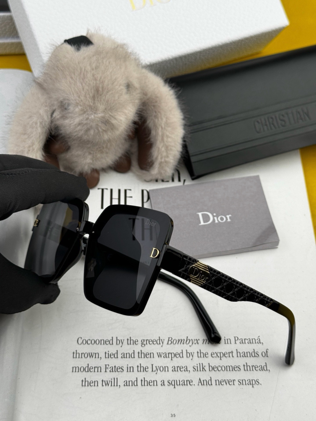 🔺 【DIOR-迪奥】开春新款 潮流爆款 时尚方框偏光太阳镜 高品质 佩戴舒适 网红潮款墨镜 女士高清加厚偏光太阳镜🕶️