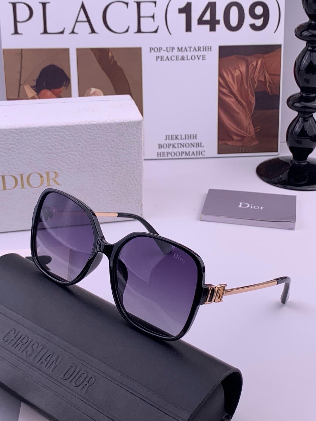 【DIOR】迪奥偏光太阳镜 时尚造型 开车驾驶镜时尚墨镜🌸世界顶级奢华品牌，品质保证！😍😍经典款, 明星热爱!💥💥有史以
