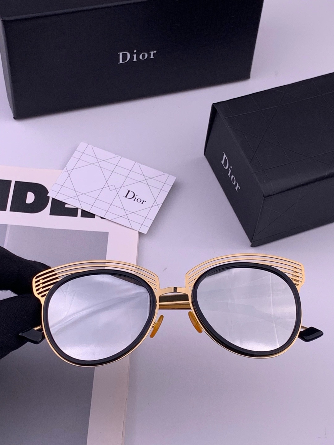 DIOR🌋☔️时尚圆框太阳镜镜片 顶级奢侈品[强] 高品质[胜利][亲亲]🍦🍨 [得意] 气质非凡😄 🍫🍪女士开车墨镜[