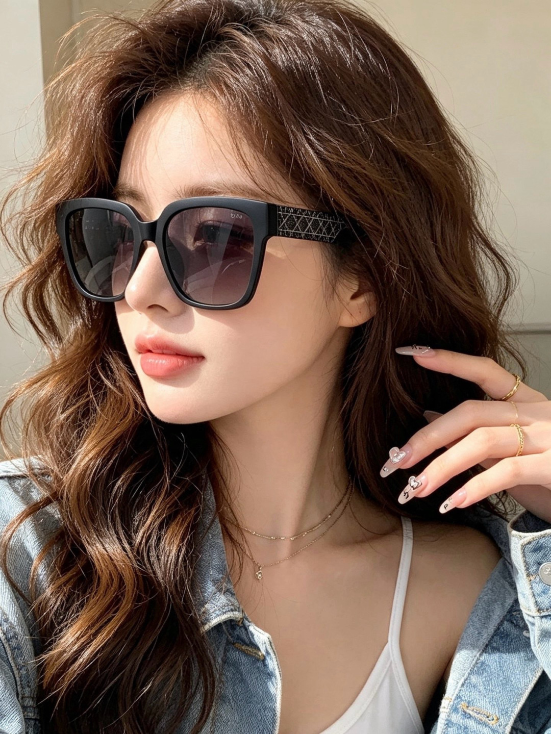 🔺 【DIOR-迪奥】开春新款 潮流爆款 时尚方框太阳镜 高品质 佩戴舒适 网红潮款墨镜 型号：D8304