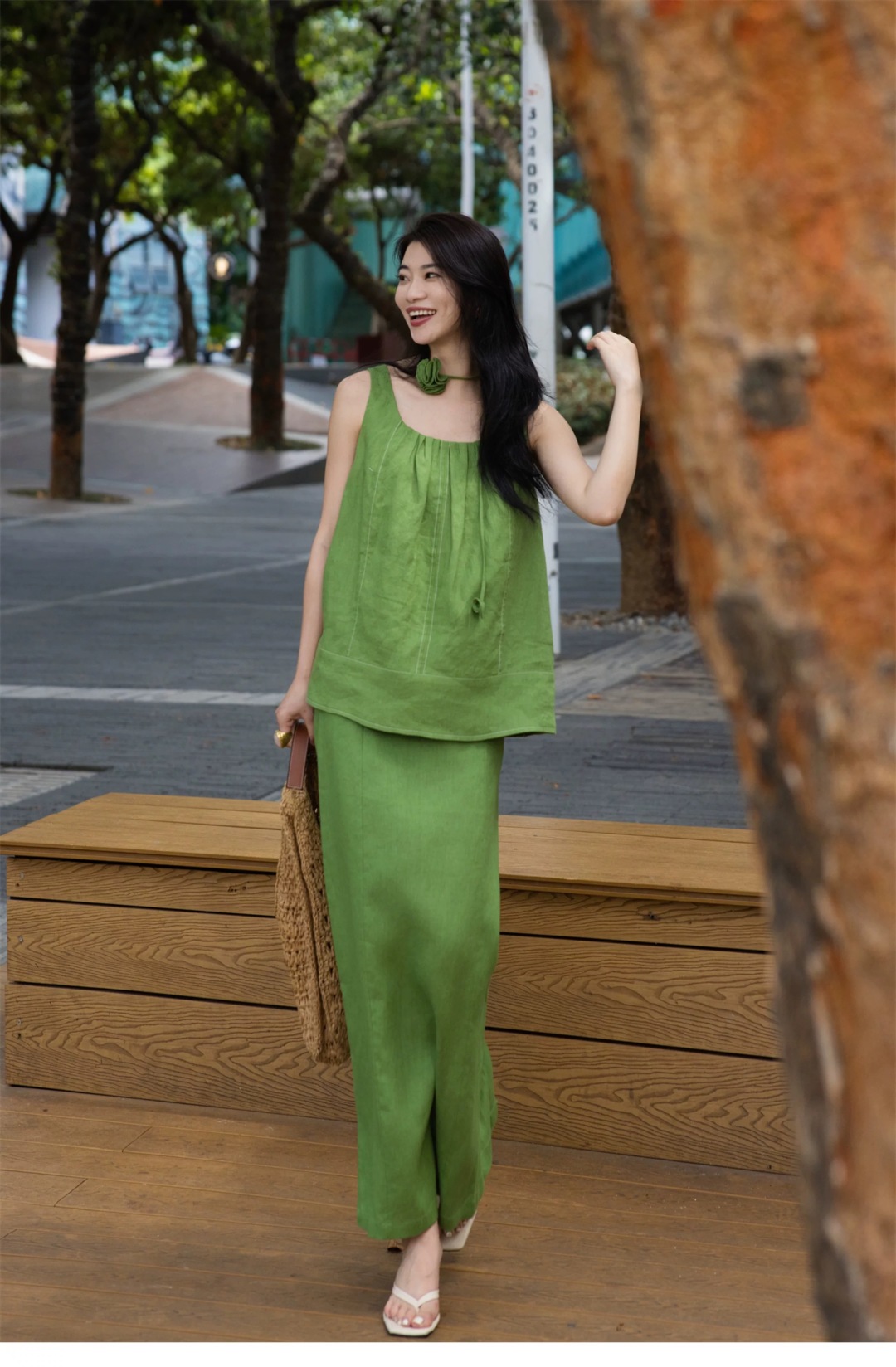 Elegant Linen Vest and Skirt Set - Effortless Style, Premium Quality 11 cmp i1748870527744 3059 0 9
