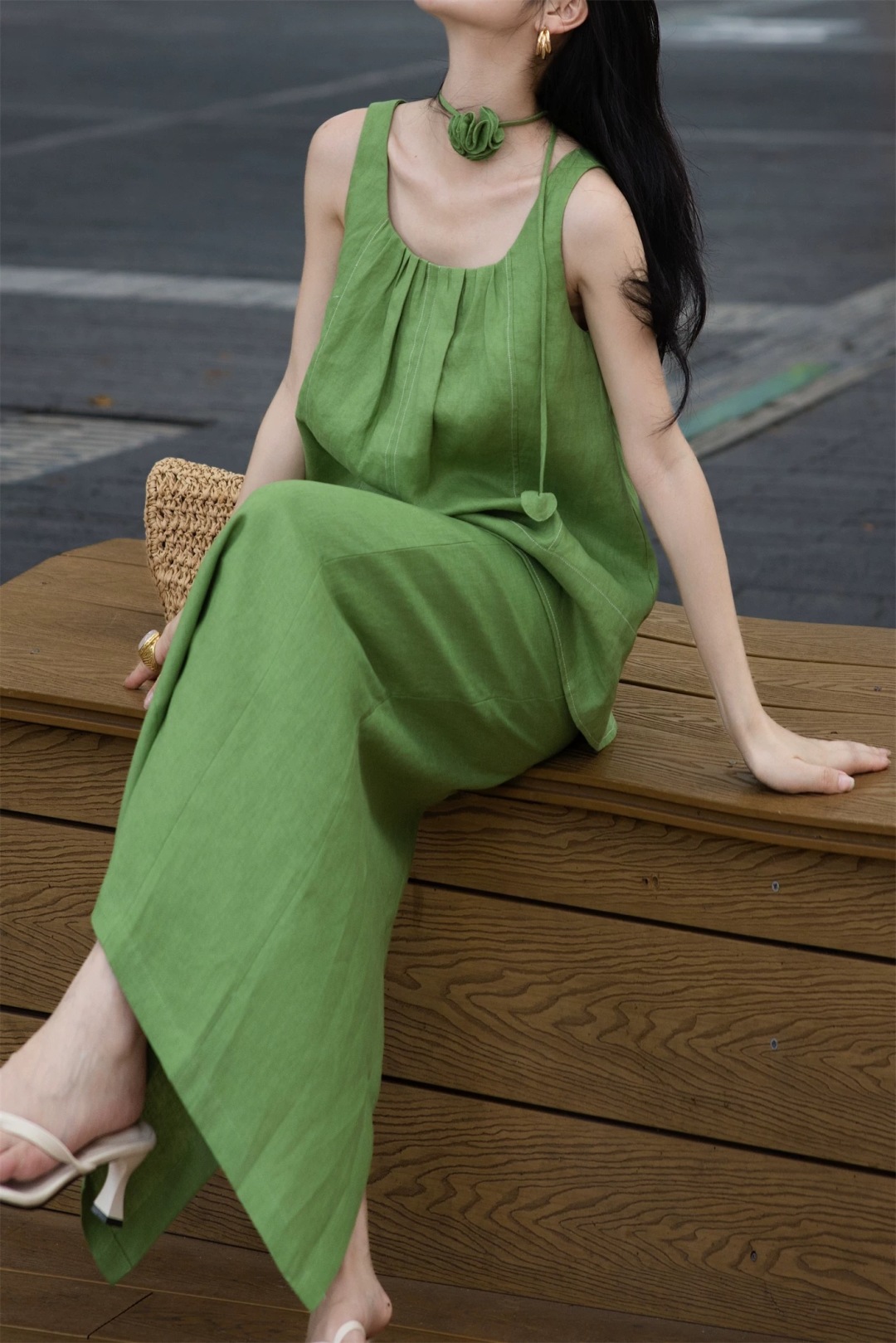Elegant Linen Vest and Skirt Set - Effortless Style, Premium Quality 4 cmp i1748870527745 8095 0 2
