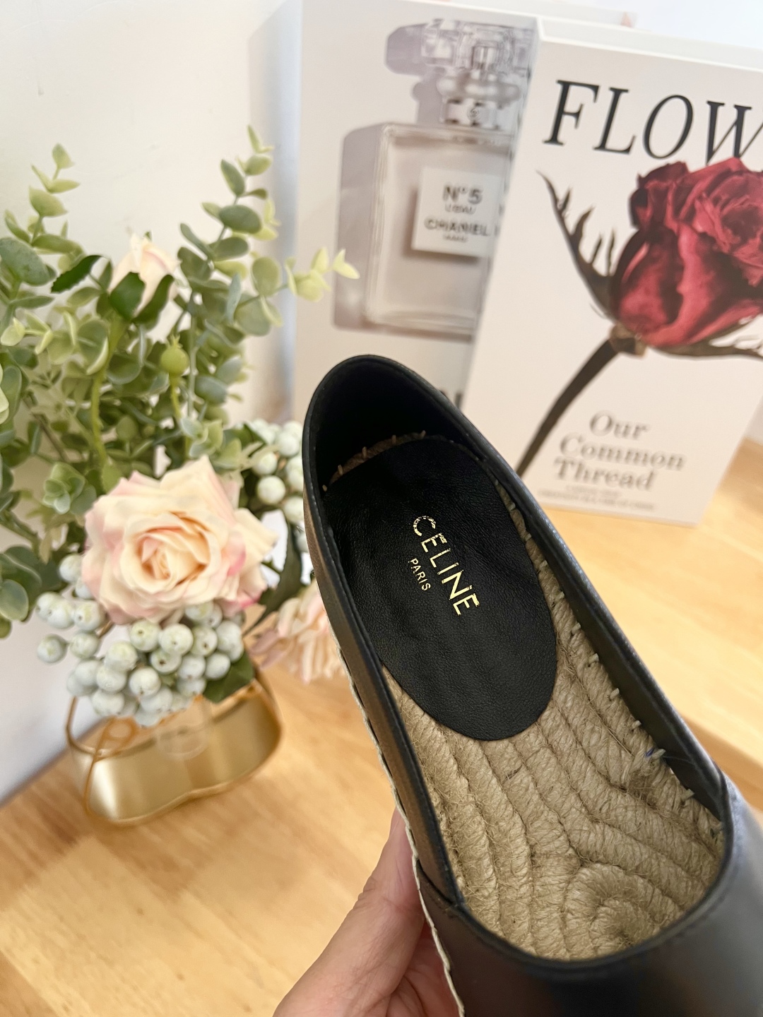 Celine Women's Espadrille Loafers Lambskin Leather Flats Shoes 10 cmp i1739860816839 5750 0 8