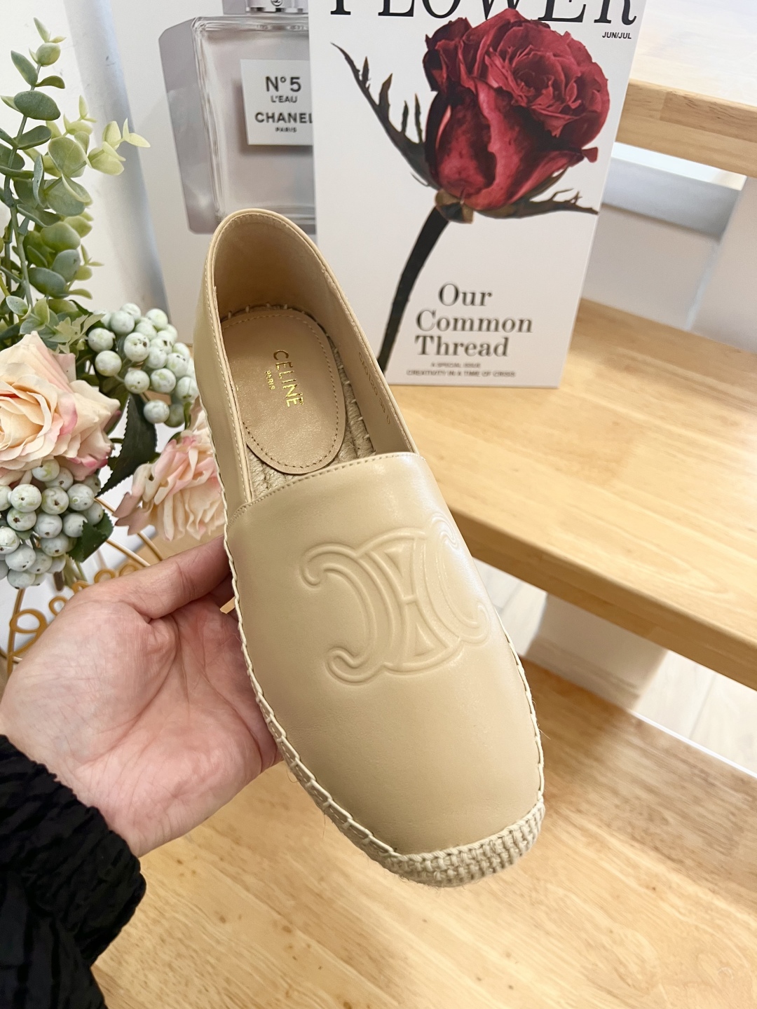 Celine Women's Espadrille Beige Leather, Comfortable and Stylish 2 cmp i1739860855658 1207 0 5