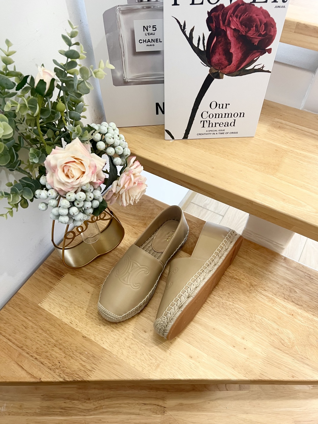 Celine Women's Espadrille Beige Leather, Comfortable and Stylish 6 cmp i1739860855680 5208 0 3