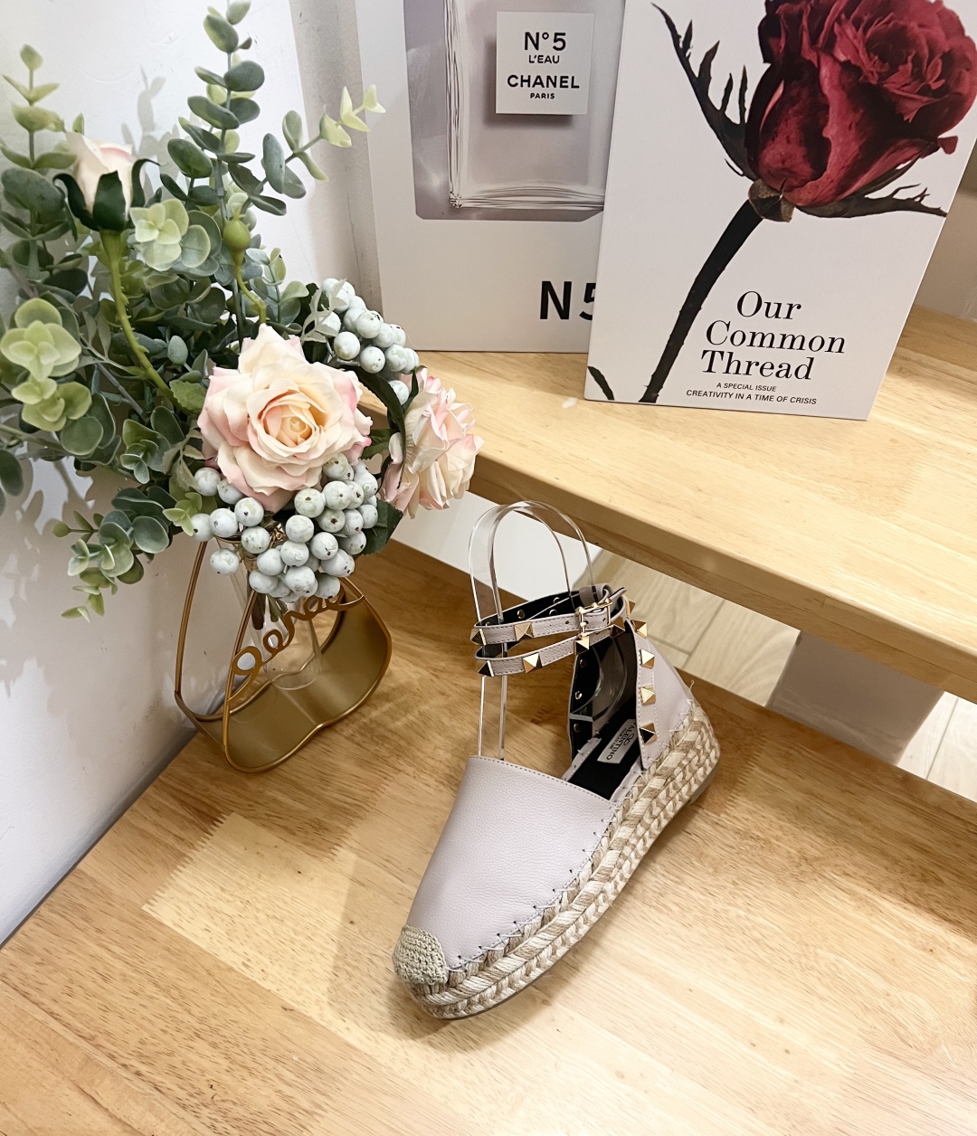 Valentino Garavani Leather Espadrille Wedge Sandals with Stud Details 5 cmp i1739868294526 2652 0 2