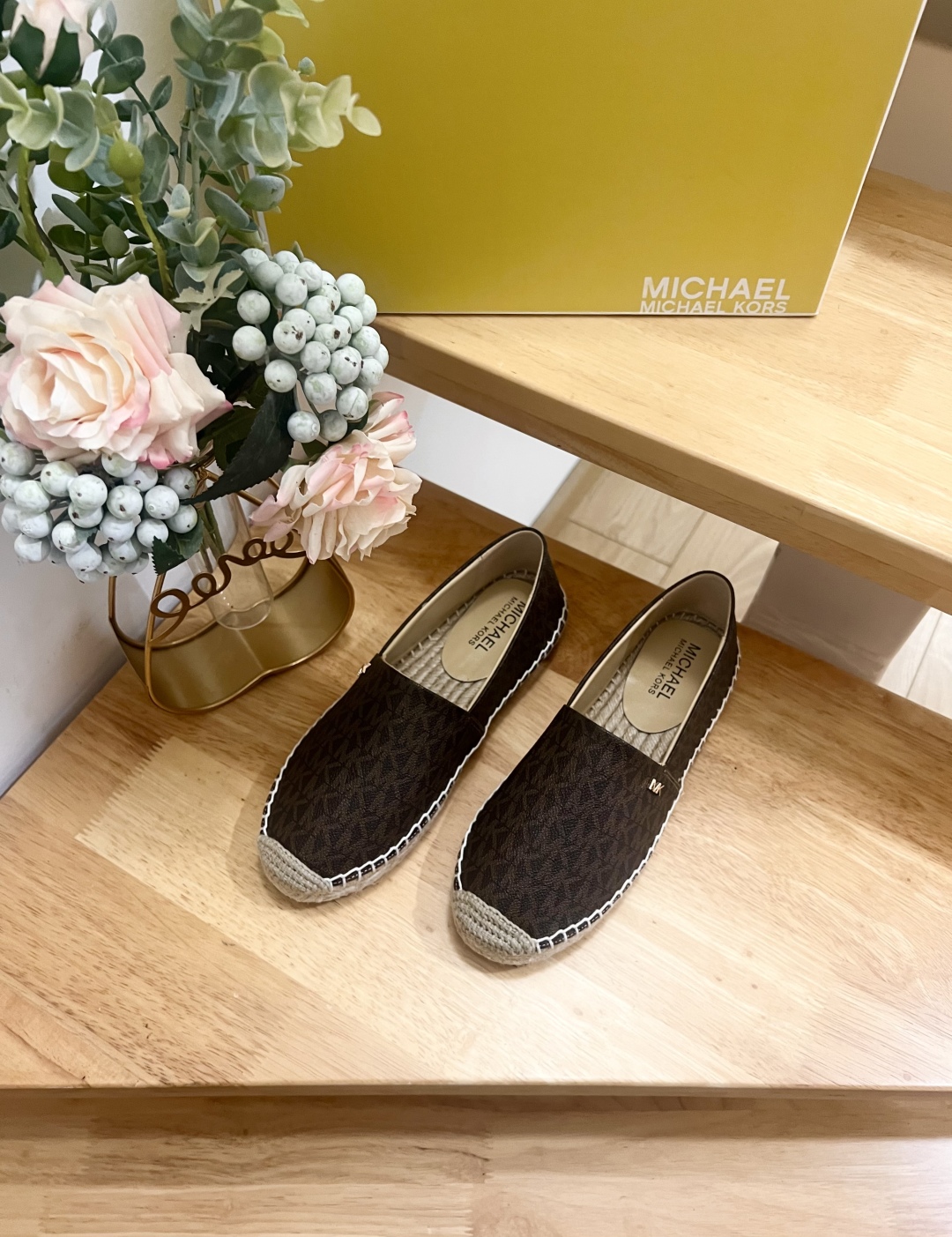 Michael Kors Kendrick Logo Espadrille Flat Loafers - Deep Brown 5 cmp i1741797095858 5307 0 2