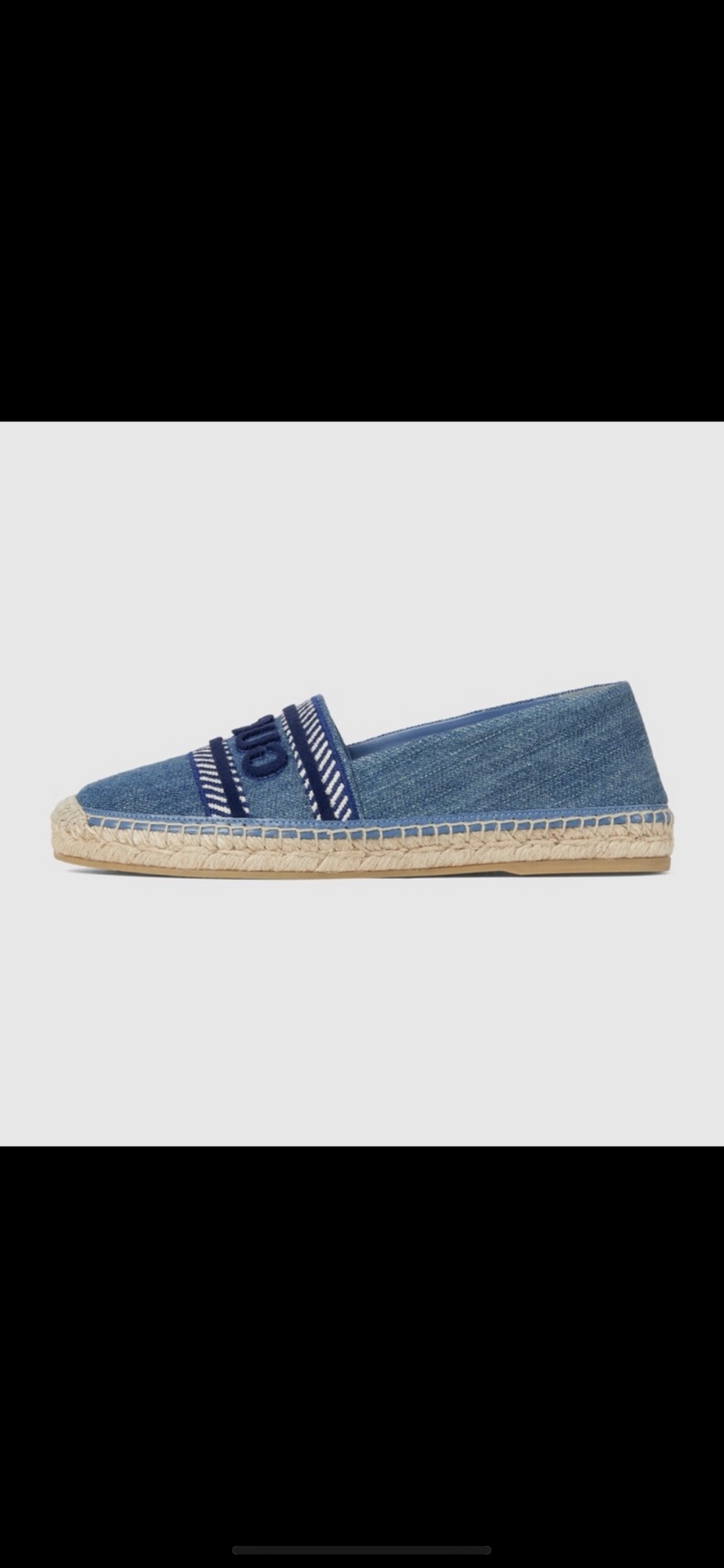 Gucci Ines Denim Espadrille Flats with Embroidered Logo Appliqué 3 cmp i1742465306522 2189 0 0