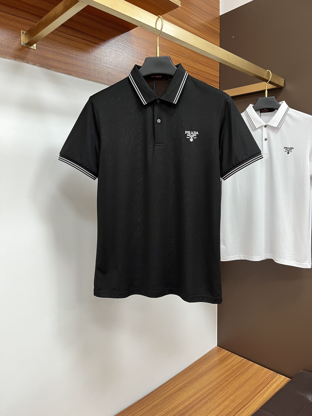 Prada Men's Classic Polo Shirt - Short Sleeve, Button-Down, Elegant Design 3 cmp i1746348878936 7687 0 1