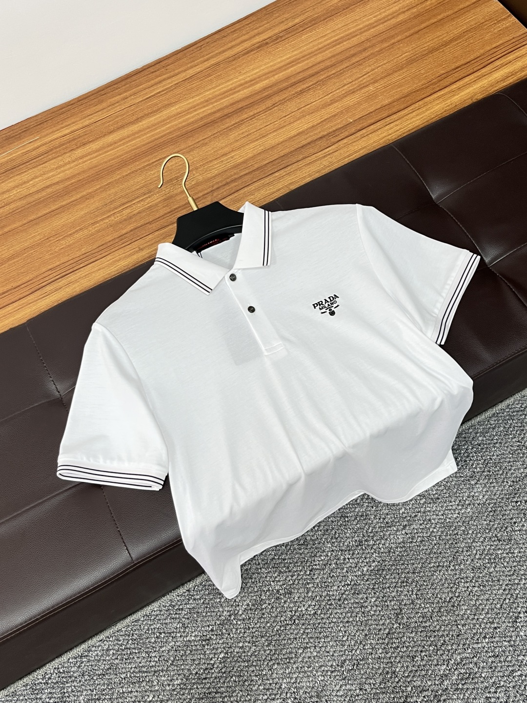 Prada Men's Classic Polo Shirt - Short Sleeve, Button-Down, Elegant Design 9 cmp i1746348881240 6288 0 7