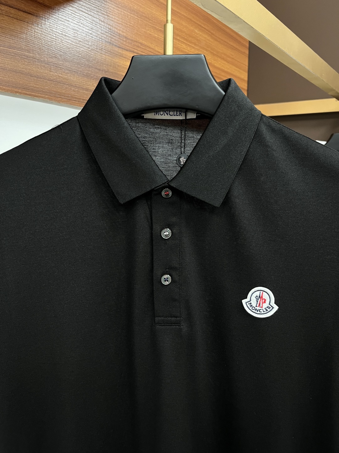 Moncler Men's Polo Shirt: Short Sleeve, Button-Down, Logo Patch, Size M-4XL 5 cmp i1746525515546 7418 0 3
