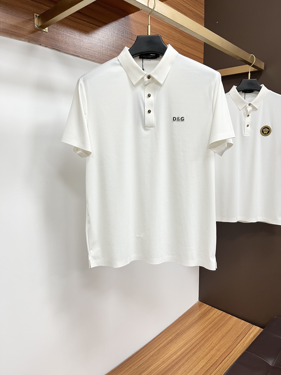Dolce & Gabbana White Polo Shirt - Classic Fit, Soft Fabric (M-4XL) 2 cmp i1756629679901 3097 0 0